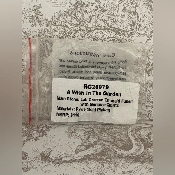 NWT - Bomb Party A Wish In The Garden RG26979 Ring - Size 6 - Picture 6 of 8